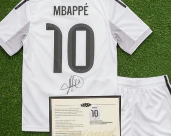 Real Madrid unveil kit that Kylian Mbappé will wear next season