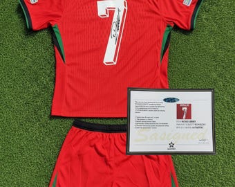 クリスティアーノ・ロナウド ポルトガル サッカーレジェンド 直筆