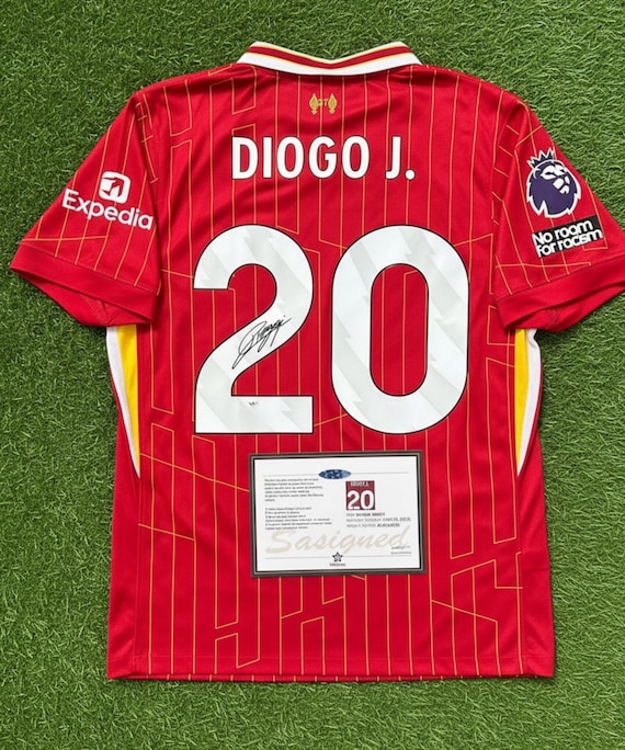 Diogo Jota Liverpool Tribute Jersey – 24/25 Home Shirt, Printed