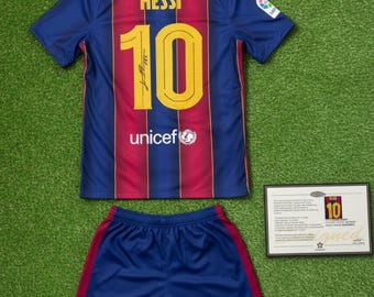 Lionel Messi SIGNIERT Barcelona 20/21 Heimspiel Trikot / Shirt - COA - Retro