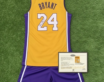 Kobe Bryant SIGNED Los Angeles Lakers #24 Signature Jersey/shirt