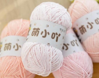 Super dünnes, mattes Wollgarn – 50g | 100% Polyester Weiches Garn für Häkeln, Amigurumi & Basteln