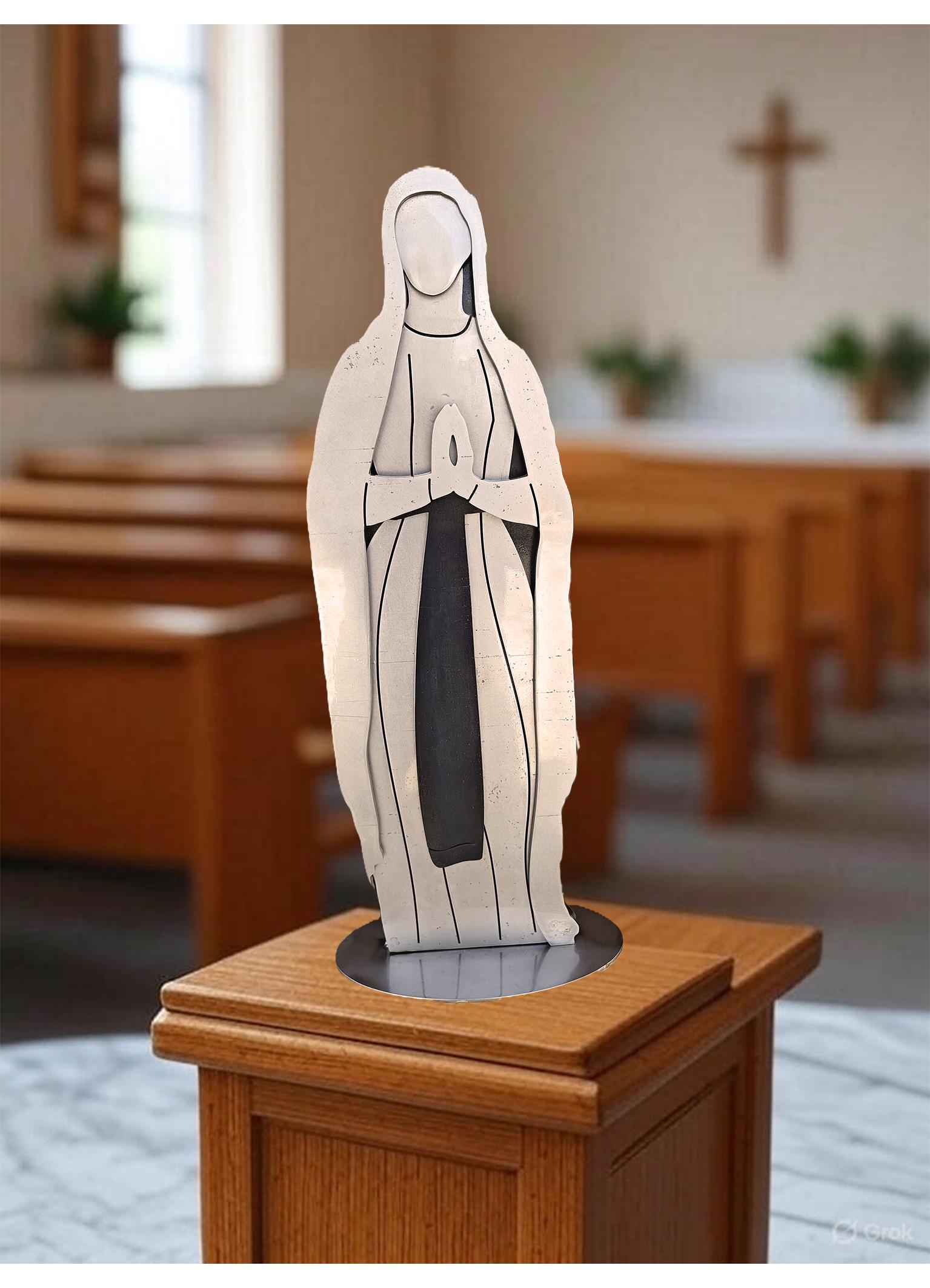 マリア像 60cm ルルドのマリア ルルドの聖母マリア像（鉄製）60cm - Etsy 日本