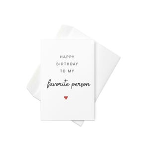 Cartão de aniversário para ele, namorado, marido - Amoroso, Carinhoso, Cartão de aniversário