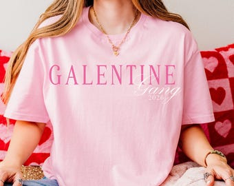 Galentines Day Shirt, Galentine gang Shirt, Friendship Party tee, Friends Valentine Shirt, Valentines Party