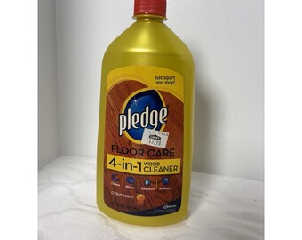Pledge 4 in 1 Wood Floor Care Cleaner Squirt Mop Hardwood Citrus Discontinued
