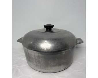 Vintage Magnalite GHC 4248 5-Quart Round Dutch Oven Stock Pot w/ Lid USA