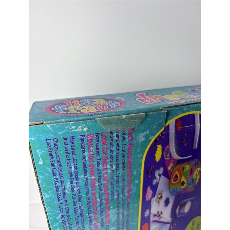 Lisa Frank Dream Beads Craft Kit Seed Bead Creations New Sealed Box HTF Vintage image 7