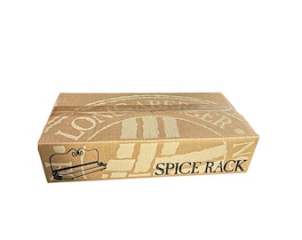 New Longaberger  Spice Rack Wrought Iron Wall Hanging Shelf 1997 Cottage 71307