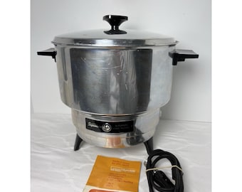 Montgomery Wards Signature Automatic Corn Popcorn Popper Aluminum Vintage Rare