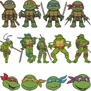Turtle Embroidery Design, Mini Turtle Embroidery, Sea Turtle Embroidery, Small Turtle Embroidery, Turtle Mask, Machine Embroidery Design