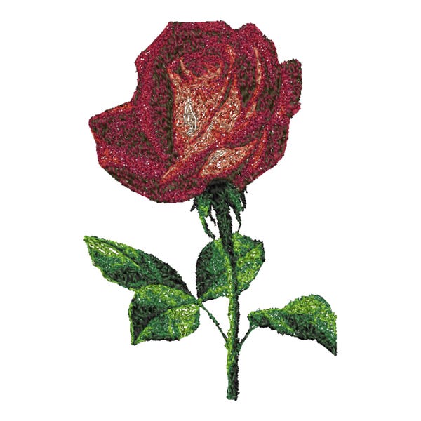Rose Embroidery Design, Delicate Roses Embroidery, Summer Flower Motif, Flower Embroidery, Floral Design, Machine embroidery design