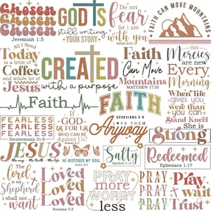 Bible Verses Embroidery Design, Scripture embroidery, Holy Bible Embroidery, Christian Embroidery, Religious Embroidery, Machine Embroidery