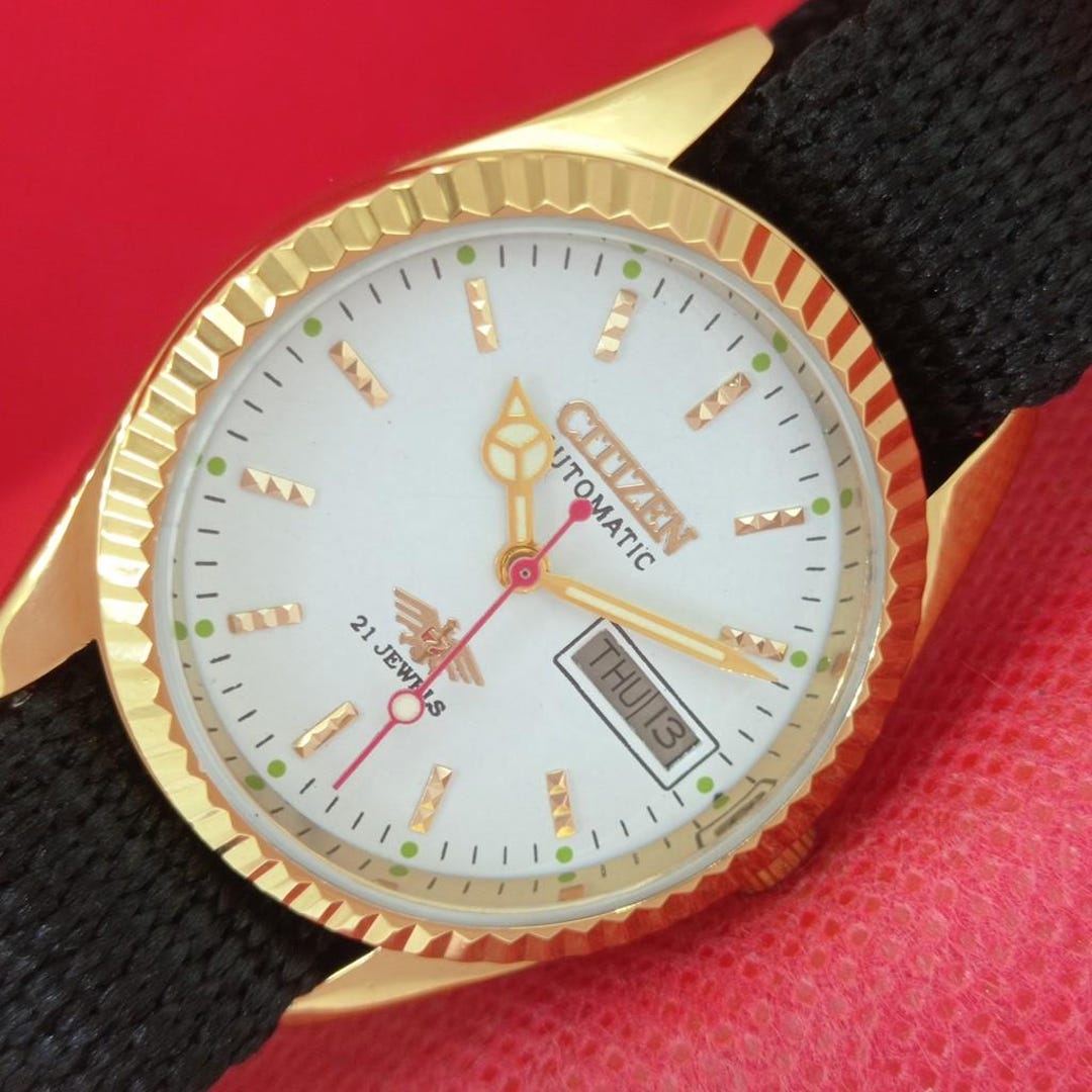 Refurbished Vintage Citizen Automatic 8200 Japan Mens Day&date