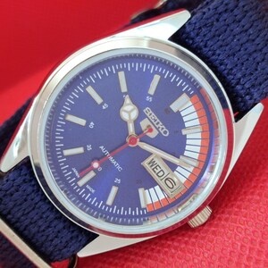 Vintage Seiko 5 Automatic 6309a Refurbished Japan Mens Day-date