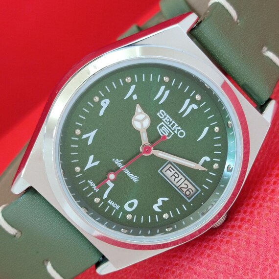 Vintage Seiko 5 Automatic 6309a Refurbished Japan Mens Day&date