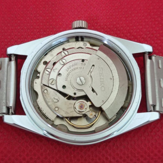 ヴィンテージ セイコー5 自動巻き メンズウォッチ：ブルーダイヤル