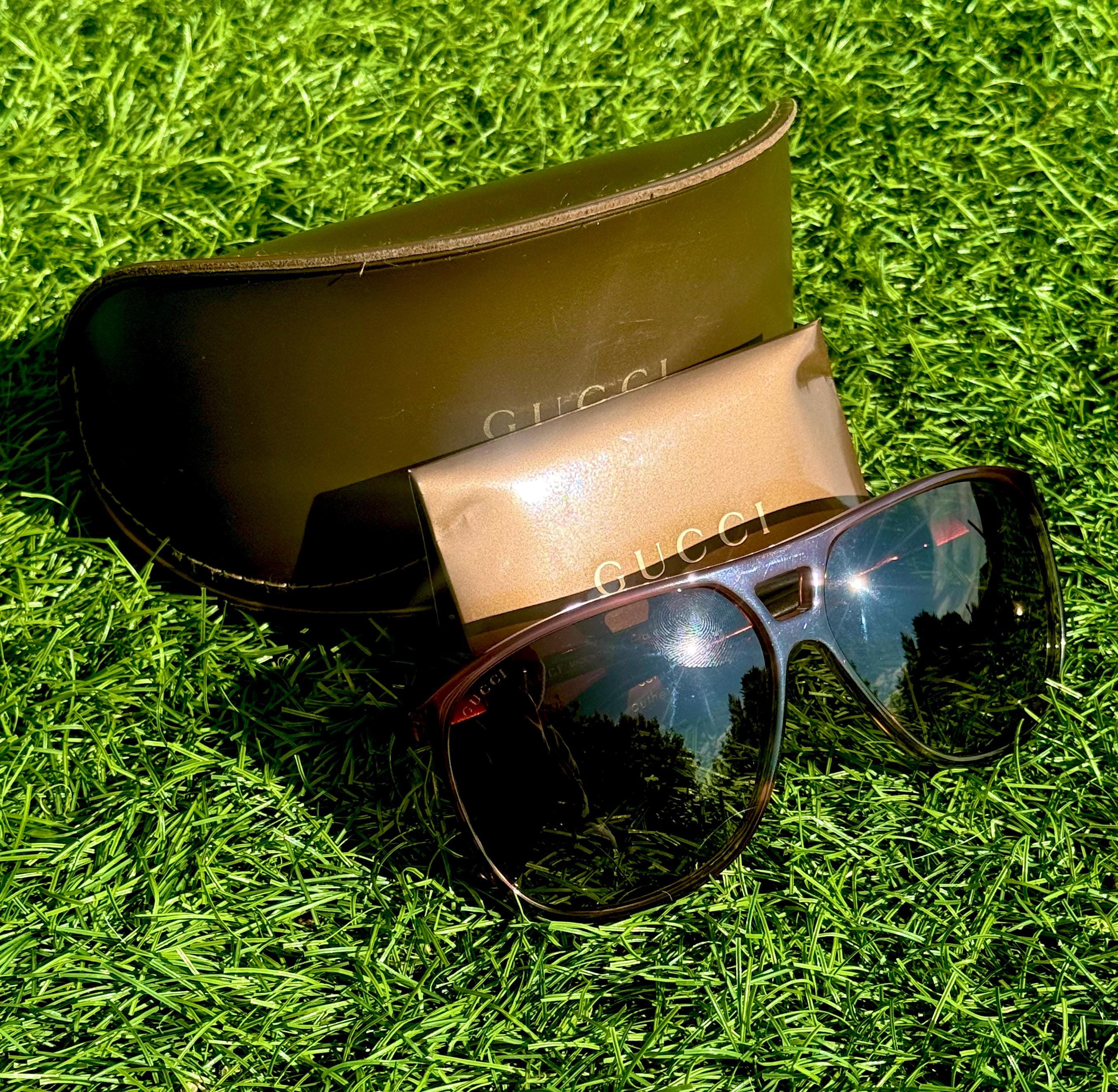 archive GUCCI rimless eyewear tech y2k