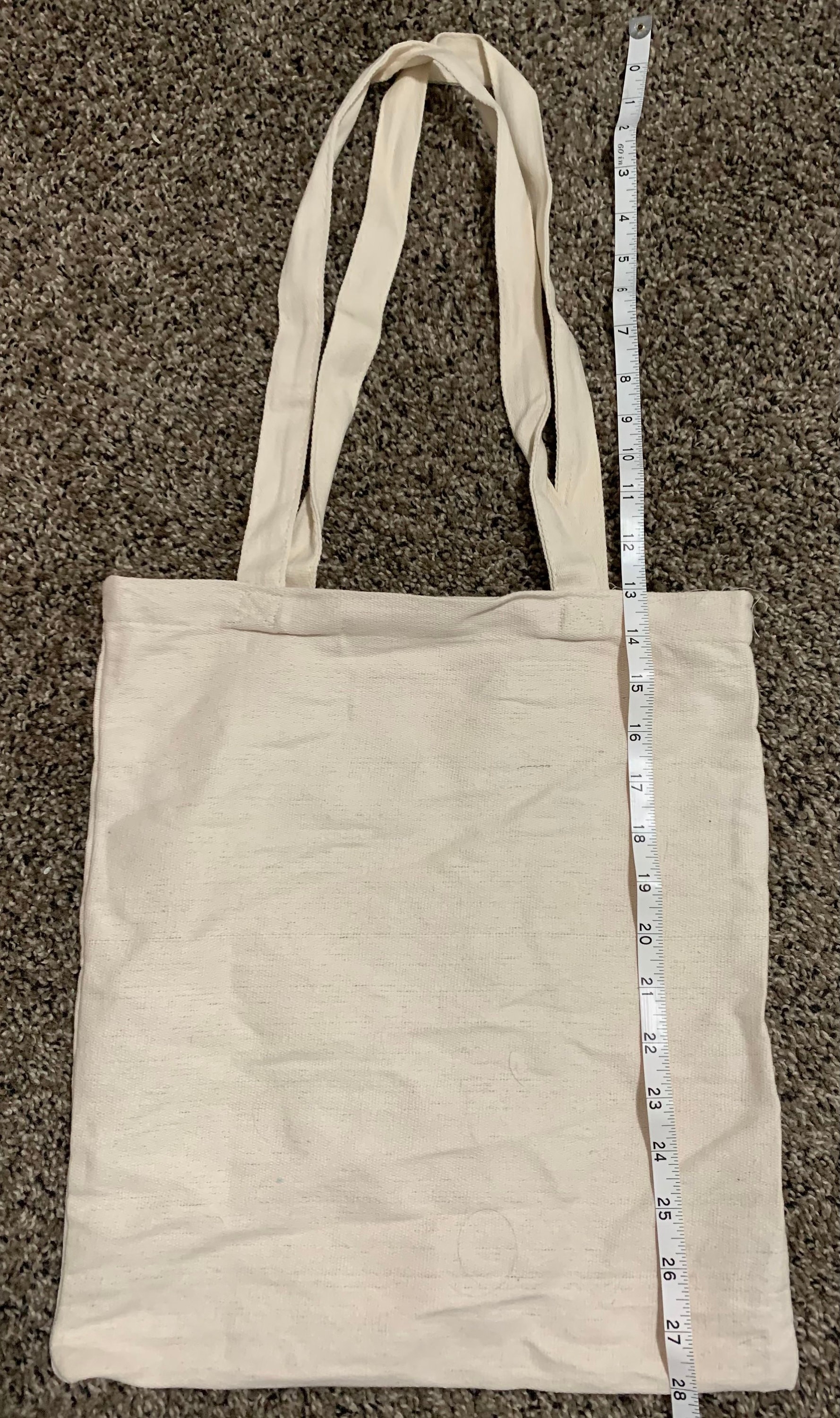 Blank Canvas Tote Bag 14x13 Etsy