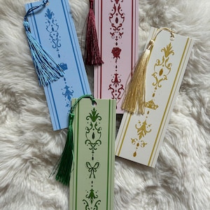 Twisted Series Inspired Bookmark with Tassel | Ana Huang Bookmark | Romance Book Lover Gift | Aesthetic Bookish Accessory