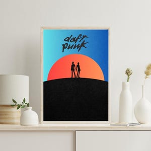 Daft punk poster - Etsy 日本