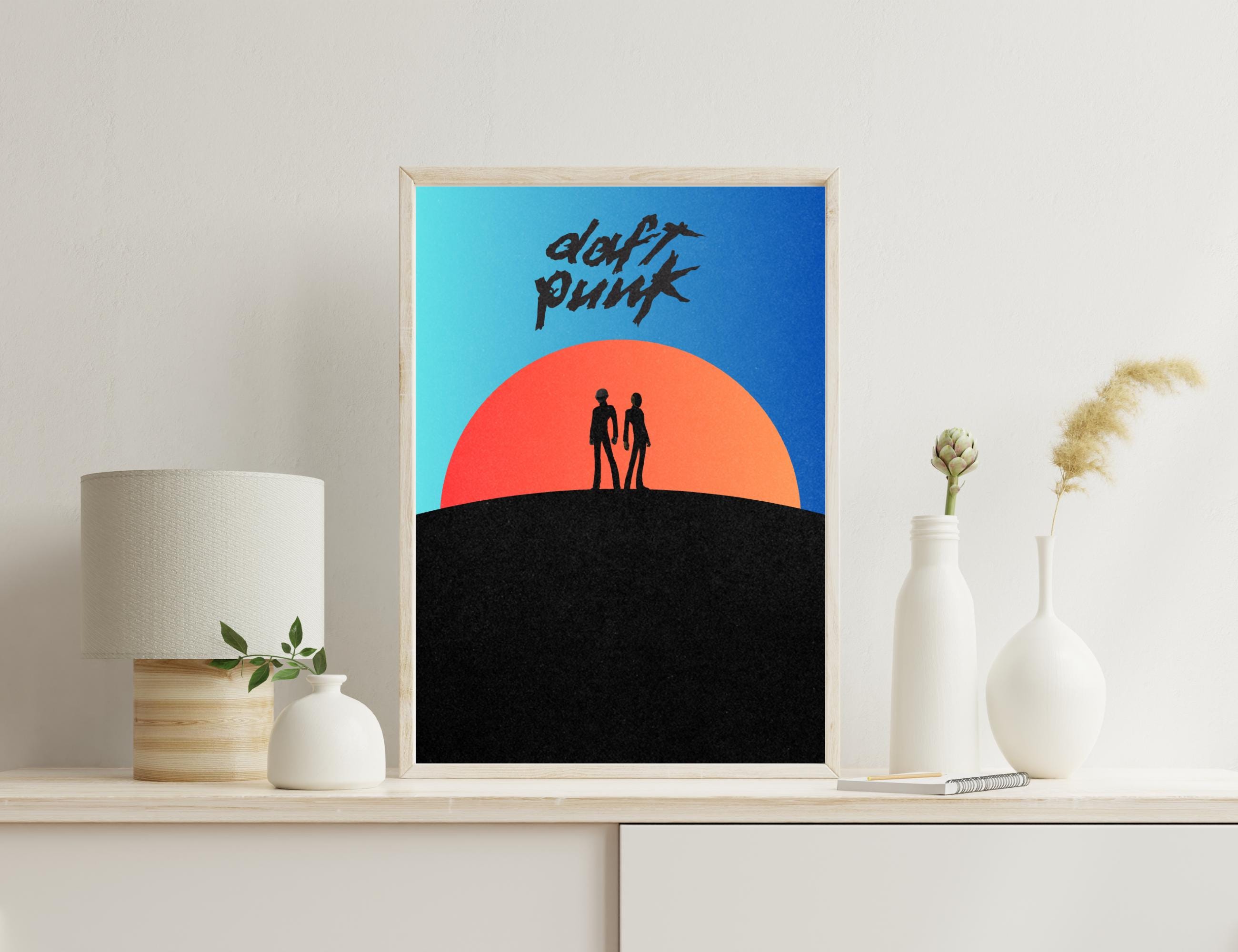 Daft punk poster - Etsy 日本