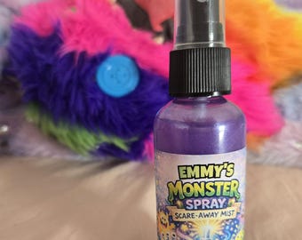 Kids Monster Spray for Bedtime | Anti Monster Spray | Custom Name Label | Scare Away Monster Spray | Magical Bedtime Spray for Kids