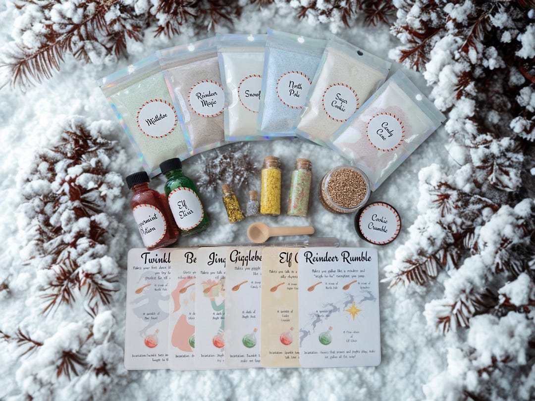 Sparkly Christmas Science Kit for Kids: Holiday Sensory STEM Activity ...
