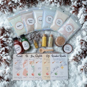 Sparkly Christmas Science Kit for Kids: Holiday Sensory STEM Activity Box