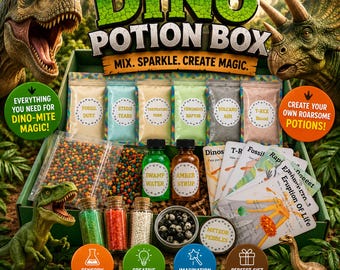 Dinosaur Potion Kit: Jurassic Science Sensory Play Set, E2818