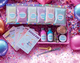 Birthday Potion Kit for Kids#1 | Magical Sensory Play Set with Sparkly Ingredients, Spell Cards, Fairy Tale Theme, STEM Activity ,E2818