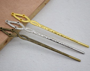 2 Metal Hair Sticks,Snake Hair Sticks,Snake Hair Pins,Serpent Hair Stick,Metal Hair Pins,Metal Hair Picks ,Metal Hair Clips,13cm