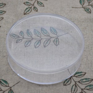 4Pcs Round Clear Plastic Box,Transparent Plastic Box,Container Box,Lid Box,Decoration Box,Plastic Cases,Storage Box,72mmx19.5mm(height) AB79