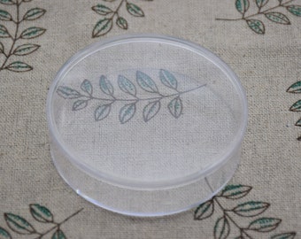 4Pcs Round Clear Plastic Box,Transparent Plastic Box,Container Box,Lid Box,Decoration Box,Plastic Cases,Storage Box,72mmx19.5mm(height) AB79