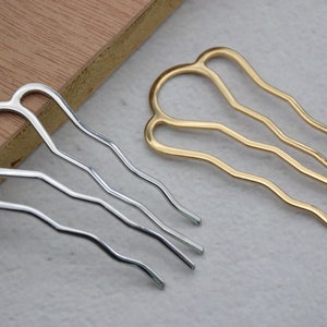 10 metal hair combs,wire combs,wedding bridal combs,hair accessory,head supplies,DIY combs,6.3cmx3.4cm(4 teeth)