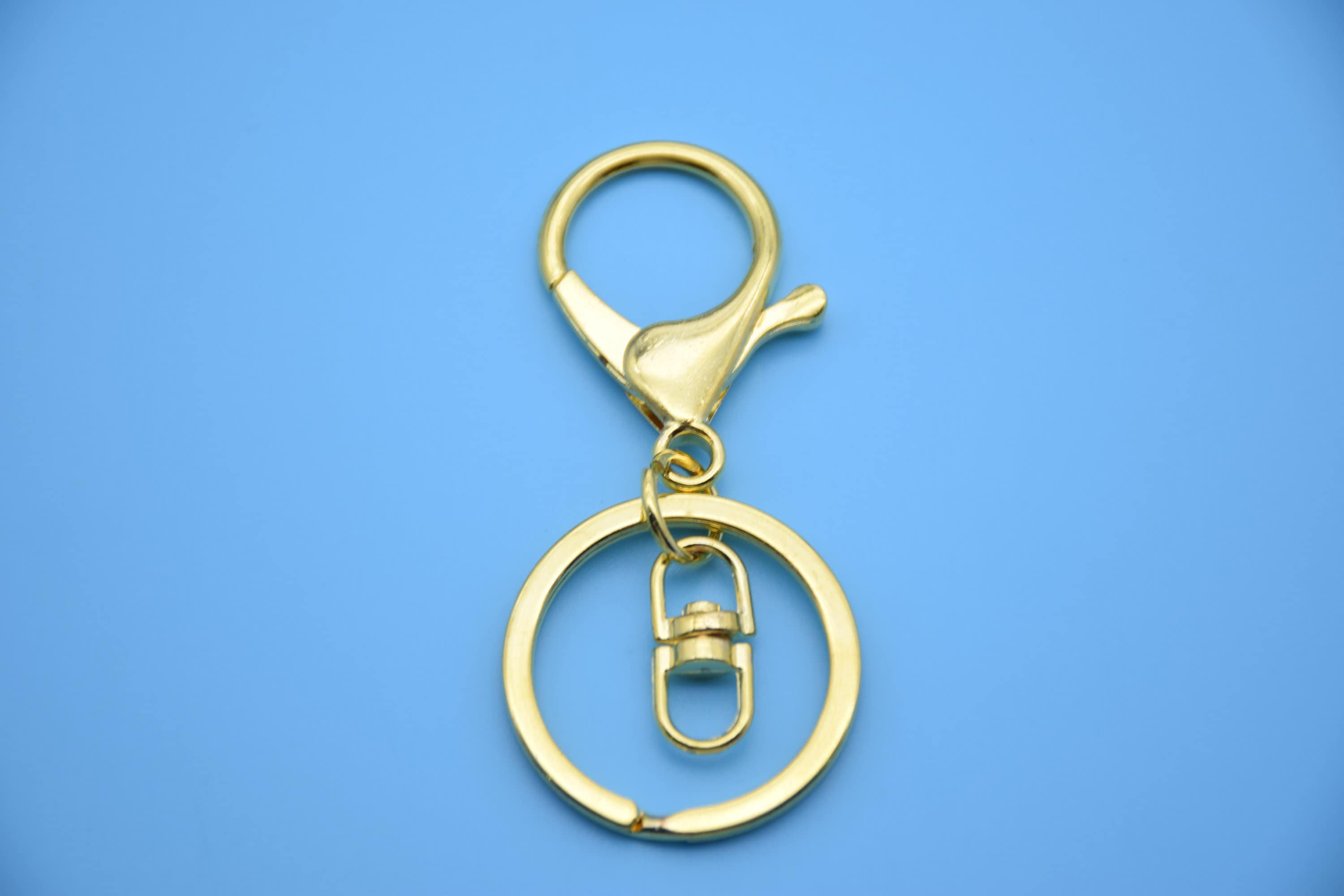 10 Keychain With Lobster Clasp,key Ring With Swivel Clasp,keychain