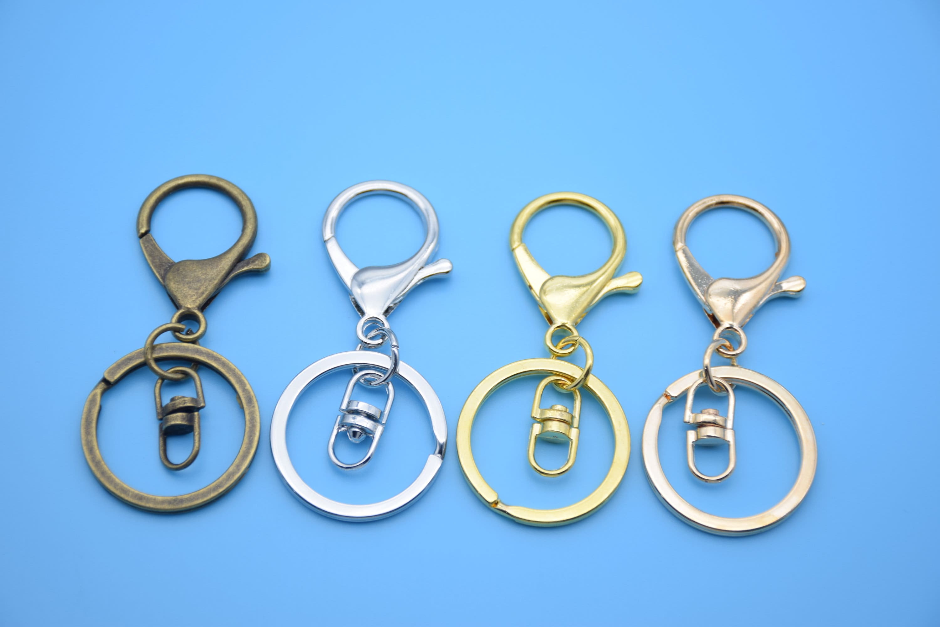 10 Keychain With Lobster Clasp,key Ring With Swivel Clasp,keychain