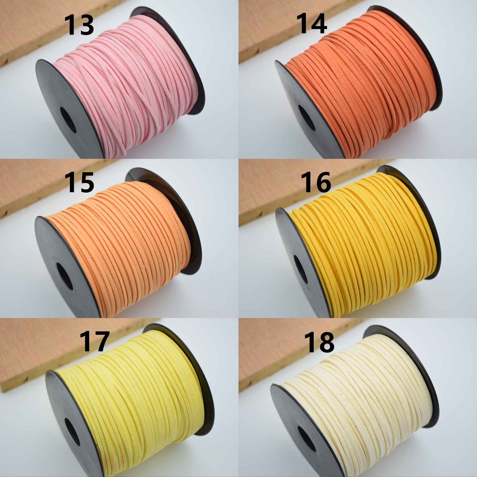 XD3-50 Yards Leather String Cord 3mm Flat Faux Leather Cord White Handmade Craft Cord For Diy Bouquet Gift Necklace 3