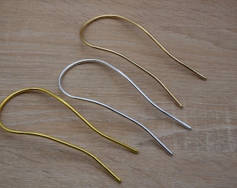 5 hårgafflar i metall, hårkammar, bröllopskammar för brud, hårnålar, hårpetare, håraccessoarer, huvudtillbehör, gör-det-själv-kammar, 107 mm x 45 mm