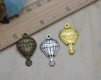 10 pieces 29mmx16mm metal balloon charm/pendant for jewelry crafts