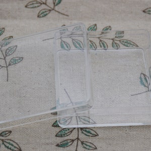 4Pcs Square Clear Plastic Box,Transparent Box,Container Box,Lid Box,Decoration Box,Plastic Cases,Storage Box,60mmx60mmx20mm(height) AB150