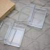 2pcs Rectangle Clear Plastic Box,transparent Plastic Box,container Box ...