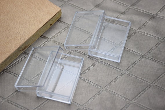 6pcs Rectangle Clear Plastic Box,transparent Plastic Box,container Box,plastic Cases,57mmx40mmx20mm(height) AB58
