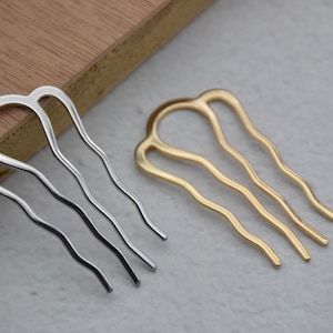 10 metal hair combs,wire combs,wedding bridal combs,hair accessory,head supplies,DIY combs,4.5cmx2.5cm(4 teeth)