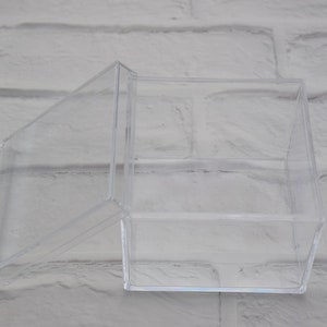 1Pcs Square Clear Plastic Box,Transparent Box,Container Box,Lid Box,Decoration Box,Plastic Cases,Storage Box,90mmx90mmx70mm(height) AB99