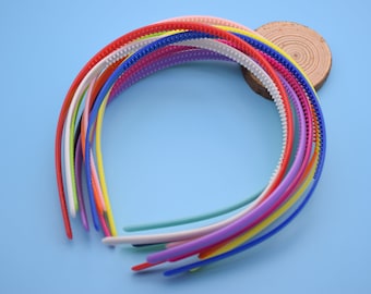 50 plastic headband,plastic hair band,plastic hair accessories,hair extensions,beauty headband,8mm wide