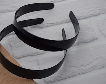50Pcs 5mm wave plastic headband core blank,plastic hair bands with teeth,DIY head craft,hair accessory
