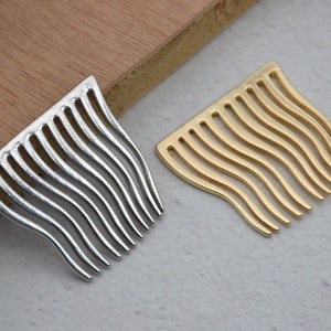 10 metal hair combs,wire combs,wedding bridal combs,hair accessory,head supplies,DIY combs,3.9cmx3.7cm(11 teeth)