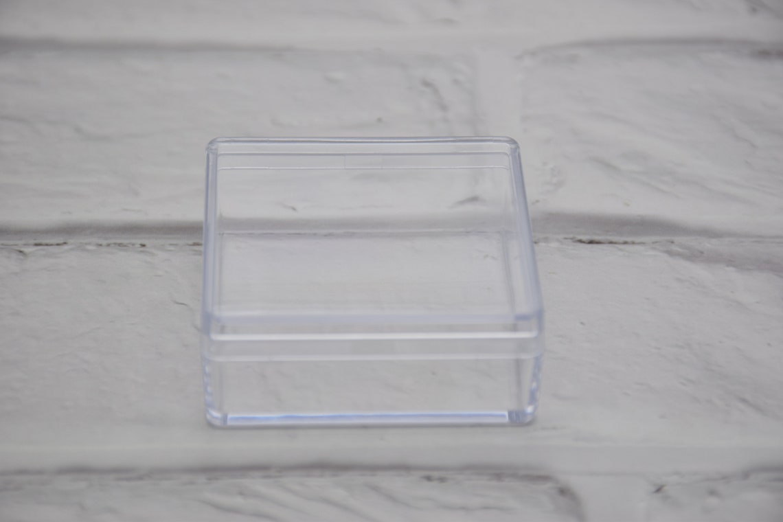 Square Box Transparent 10pcs Square Clear Plastic Boxtransparent Plastic - Etsy