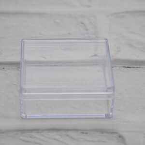 Square Box Transparent 10pcs Square Clear Plastic Boxtransparent Plastic - Etsy